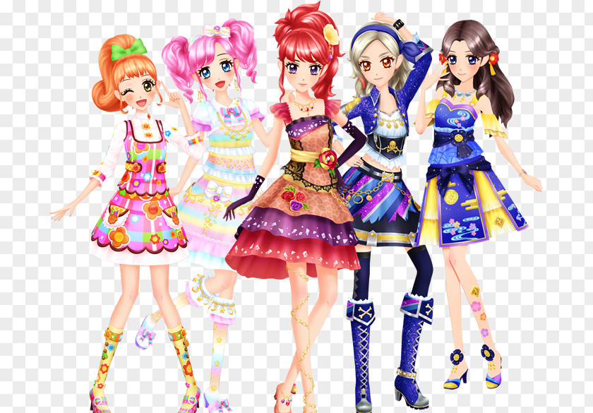 Barbie Aikatsu! My No. 1 Stage! Aikatsu Friends! Stars! Bandai PNG
