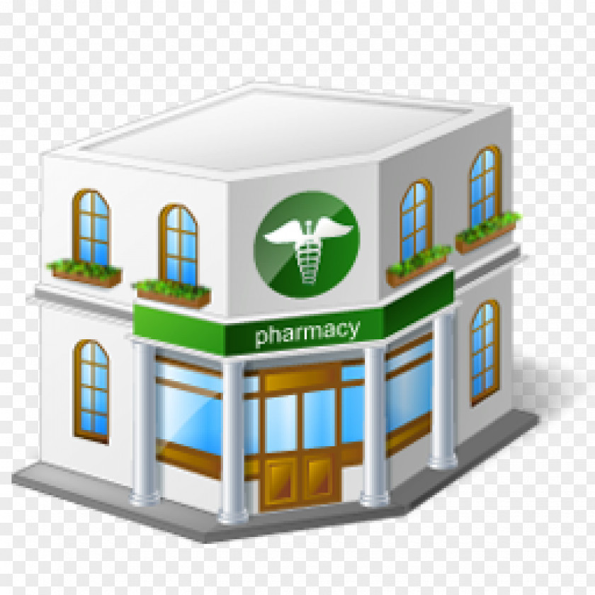 Creative Building Pharmacy Medicine Pharmaceutical Drug Clip Art PNG
