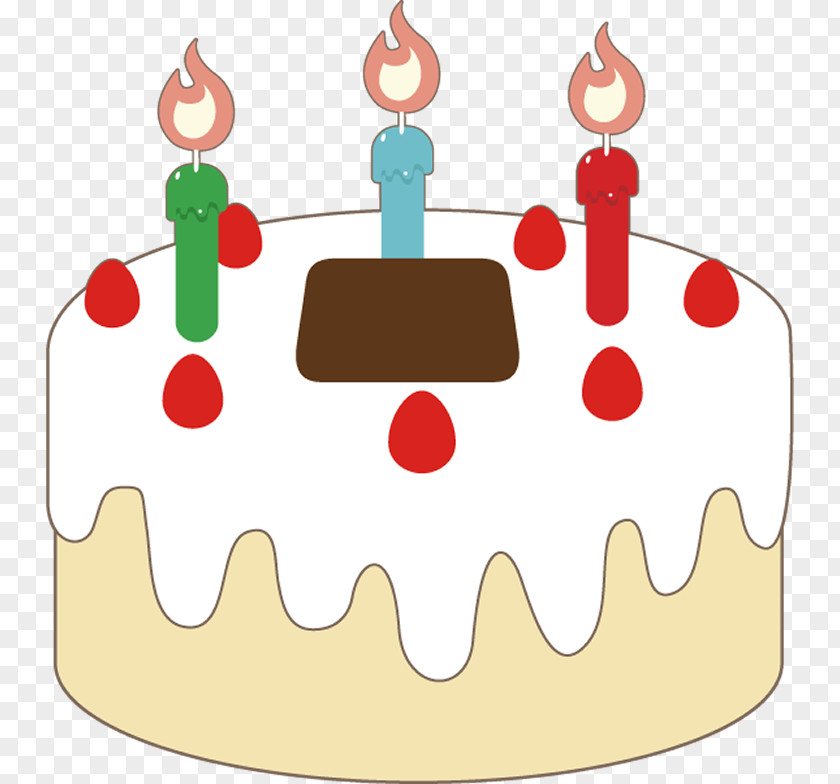 Torte Icing Birthday Candle PNG