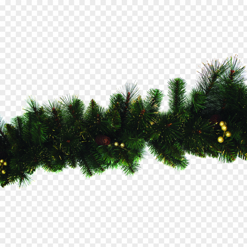 Garland Christmas Ornament Tree Spruce PNG