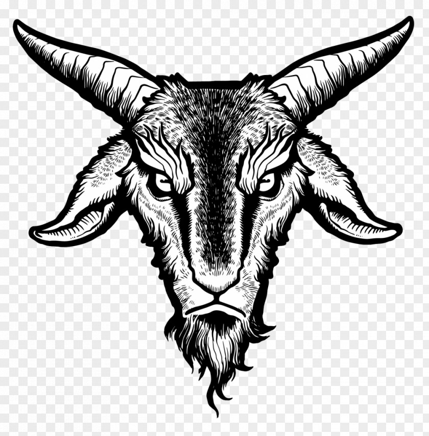 Goat Drawing Baphomet Demon PNG