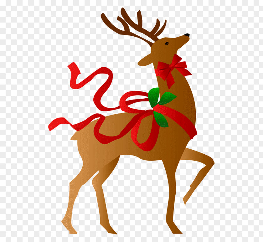 Reindeer Rudolph Santa Claus Clip Art PNG