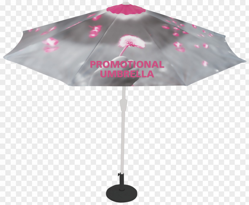 Umbrella Printing Promotion Banner PNG