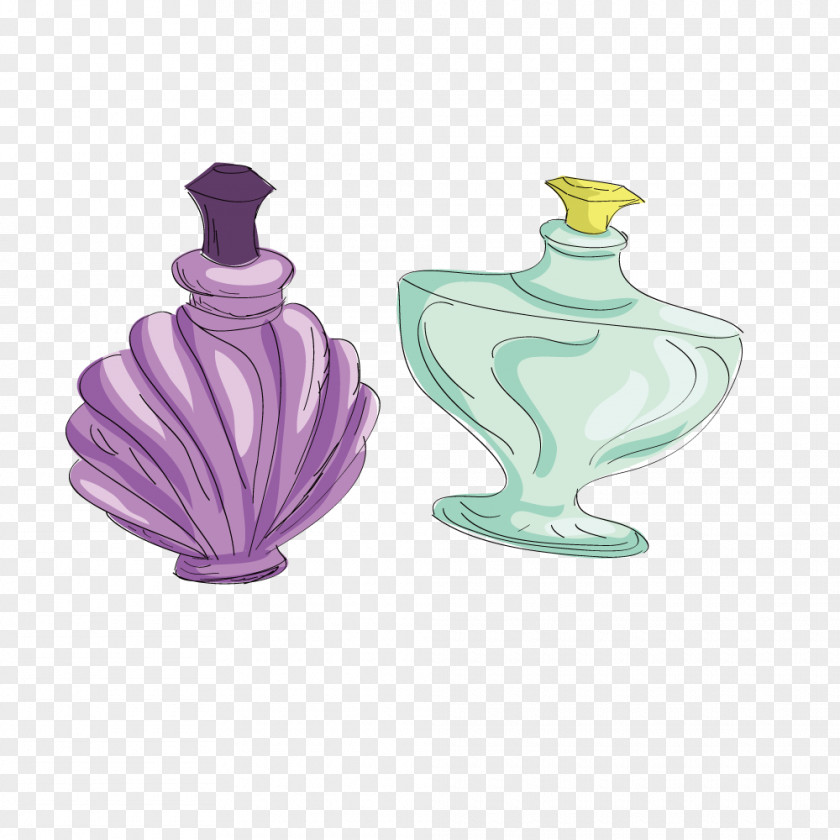 Vector Bottle Shape Perfume PNG