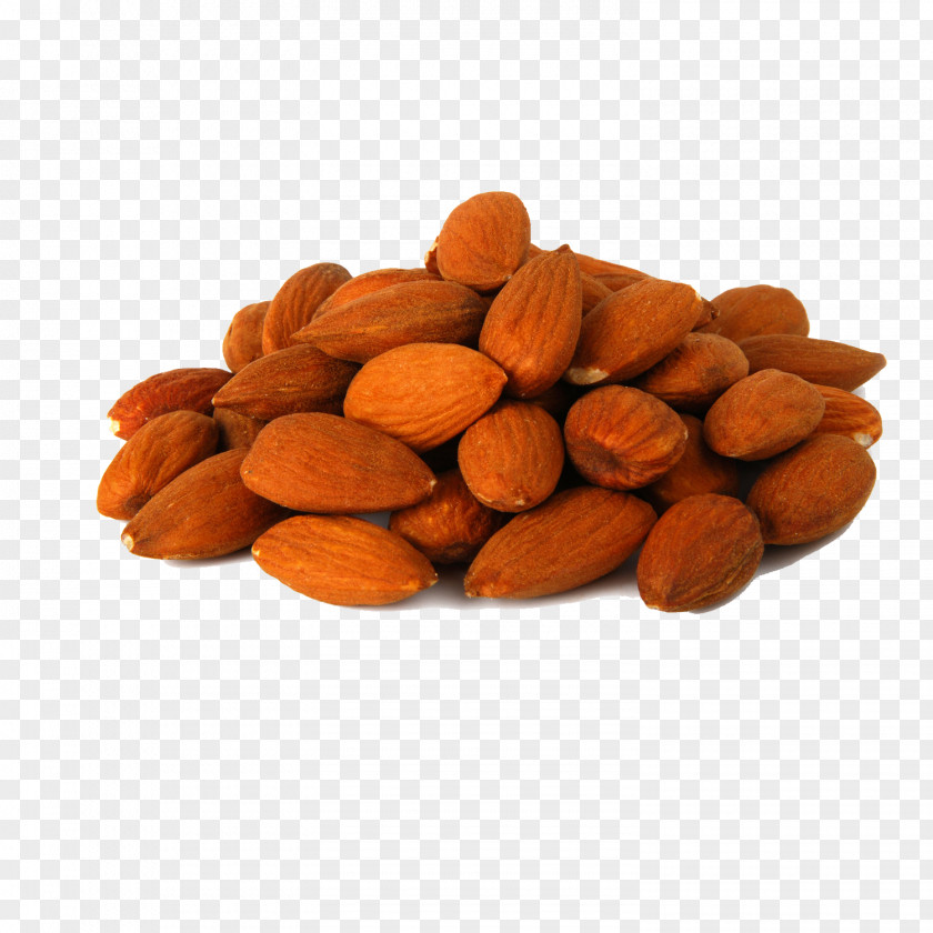 A Pile Of Peeled Almonds Almond Milk Nut Food Calorie PNG