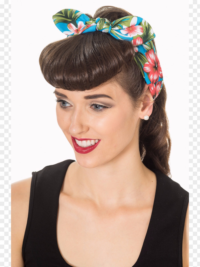 Dress Headband Kerchief Retro Style Fashion PNG