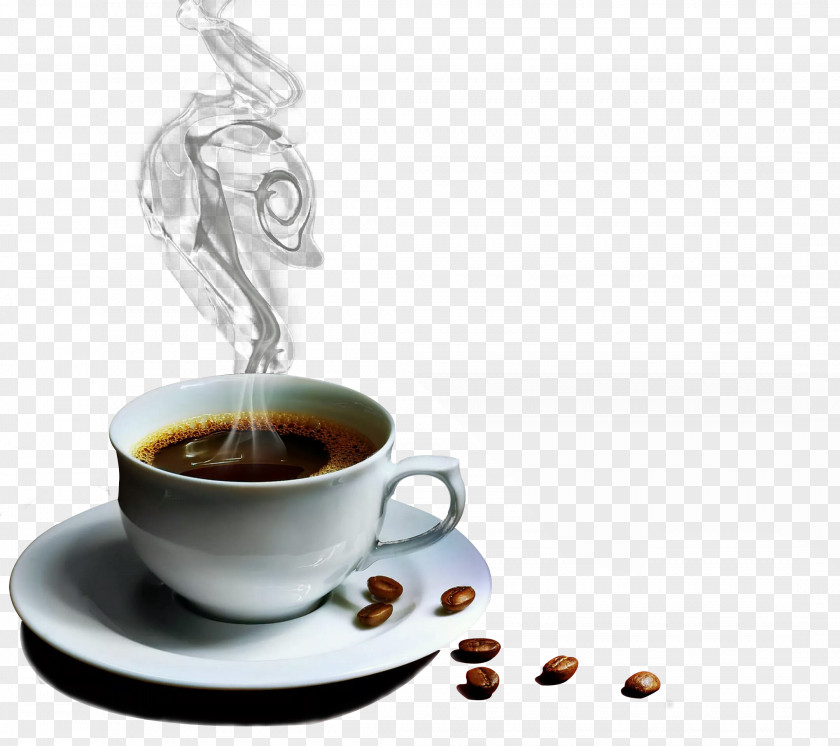 Steaming Coffee Latte Espresso Tea Cafe PNG