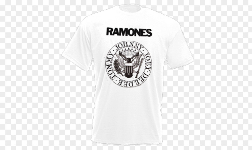 T-shirt Logo Sleeve Ramones Font PNG