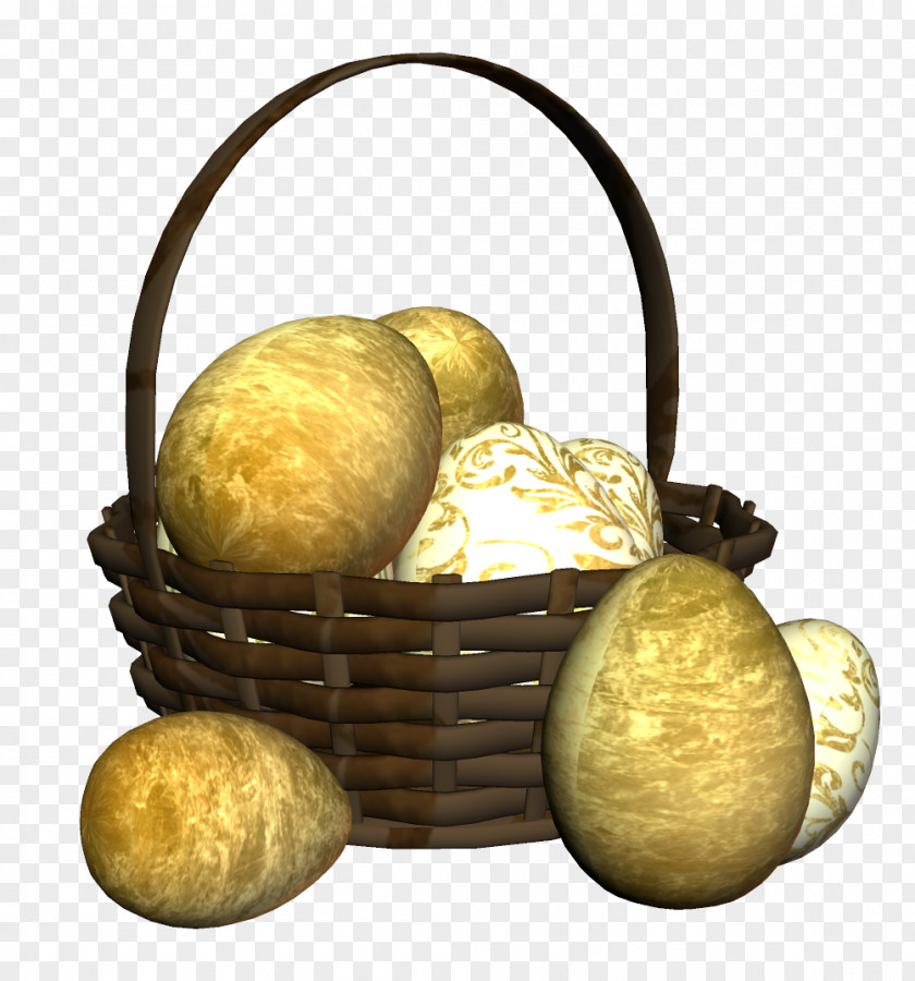 Egg Paskha Basket Easter Food PNG