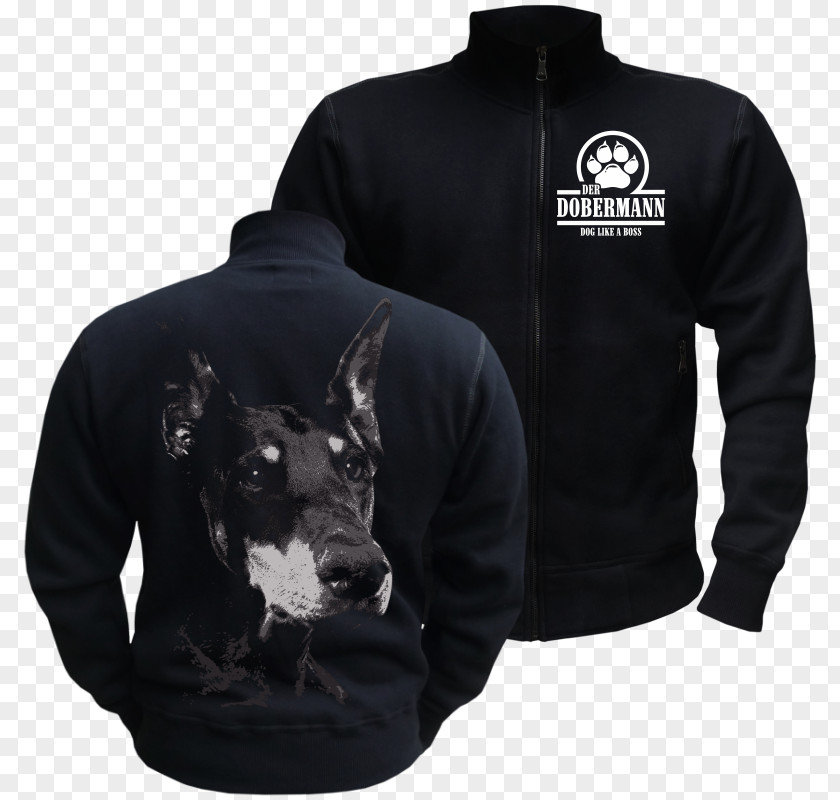 European Doberman Puppies T-shirt Hoodie Sleeve Bluza Jacket PNG