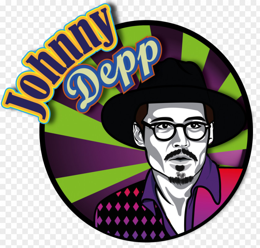 Johnny Depp T-shirt Hollywood Vampires Crew Neck Fashion PNG