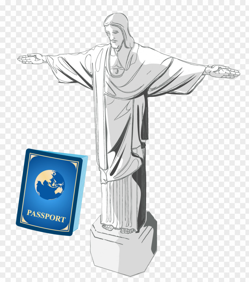 Vector Material Jesus Statue Christ The Redeemer PNG