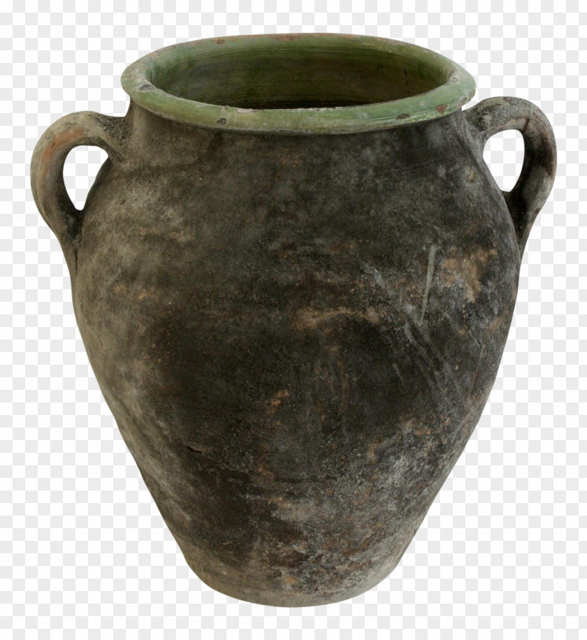 Antique Art Vase Ceramic Pottery Urn Cup PNG