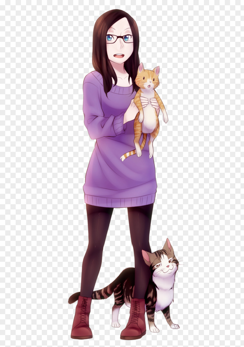 Cats And Mothers Cartoon Clip Art Character Illustration Human PNG