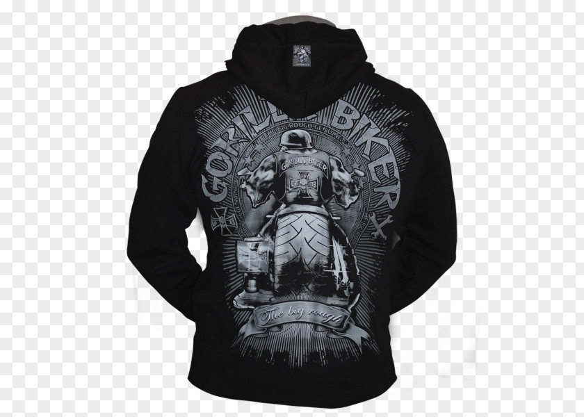 Gorilla Hoodie T-shirt Jacket PNG