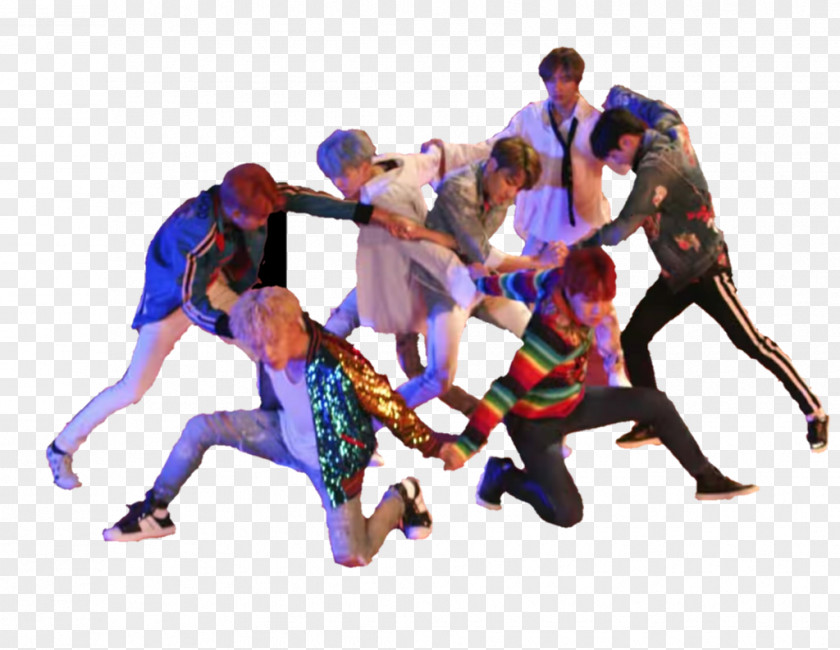 Group Dance BTS DNA Love Yourself: Her Go MIC Drop PNG