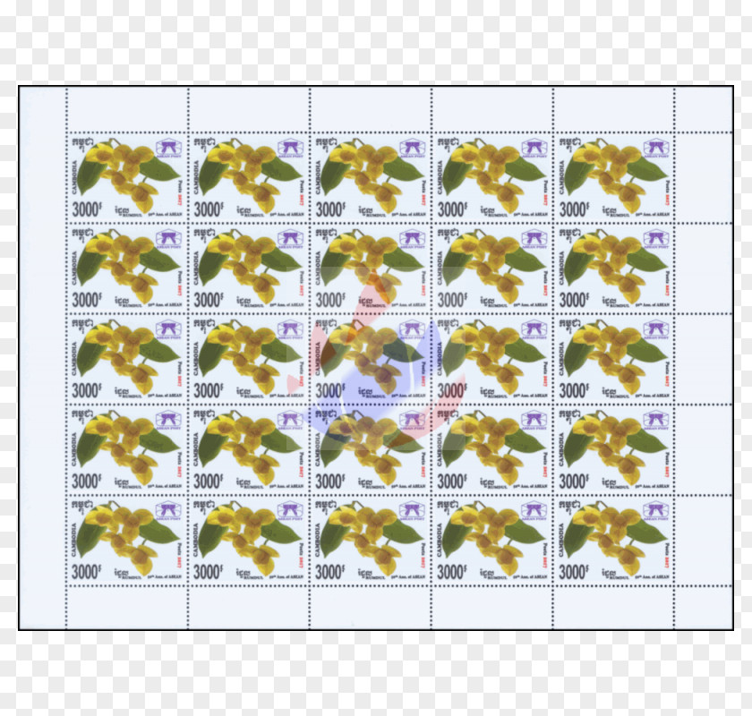 Rumduol Postage Stamps Association Of Southeast Asian Nations First Day Issue Miniature Sheet PNG