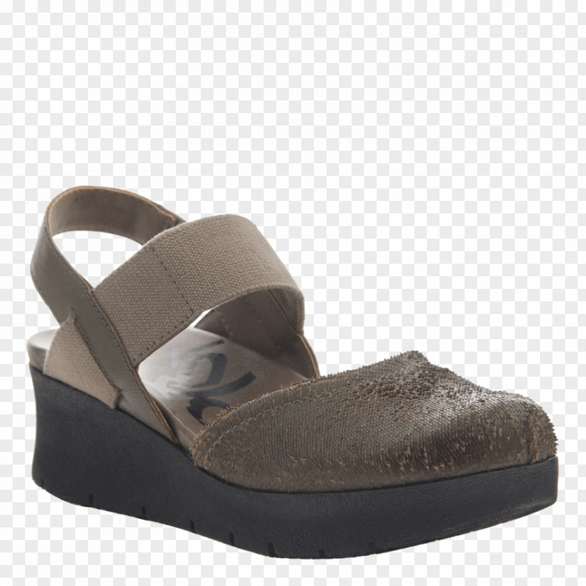 Sandal Wedge Slip-on Shoe Woman PNG
