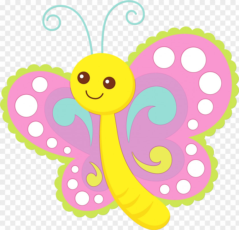 Butterflies Insect Cartoon Drawing Free PNG