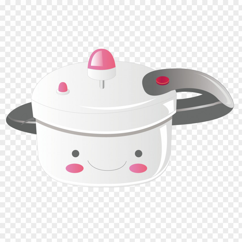 Cute Cartoon Cooker Pressure Cooking Animation Olla PNG