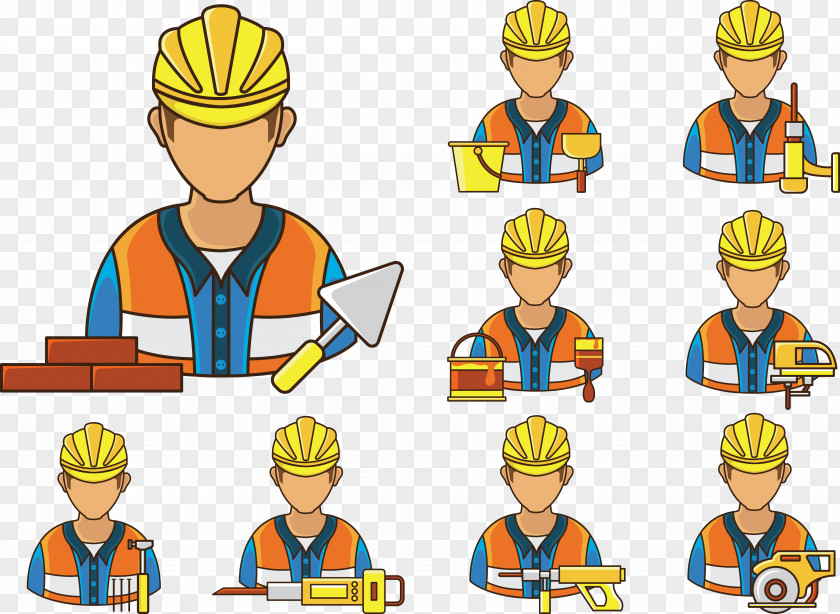 Decoration Repair Tools Architectural Engineering Construction Worker Building Wall PNG