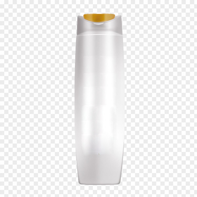 Hair Care Shampoo Bottle White Cylinder PNG