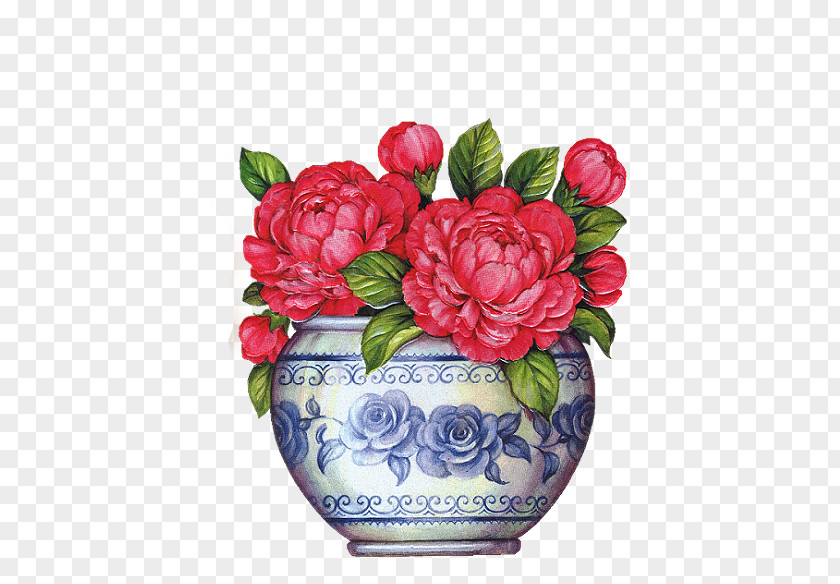 Potted Flowers Flower Drawing Painting Vintage PNG