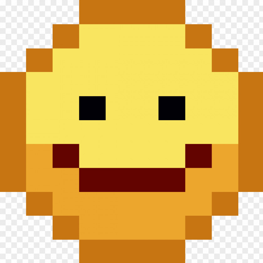 8 BIT Emoticon Emoji Smiley Bead Wink PNG