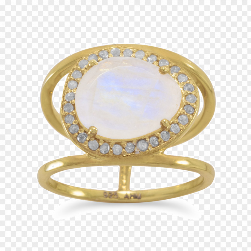 Ring Moonstone Gold Plating Carat Jewellery PNG