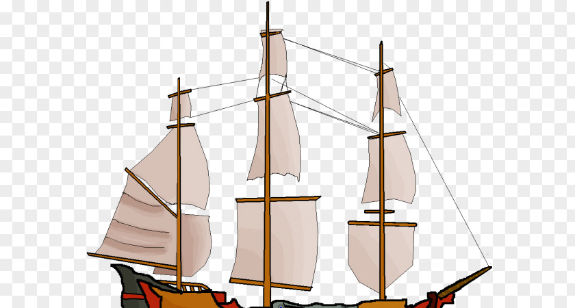Ship Brigantine Sailing Caravel Piracy PNG