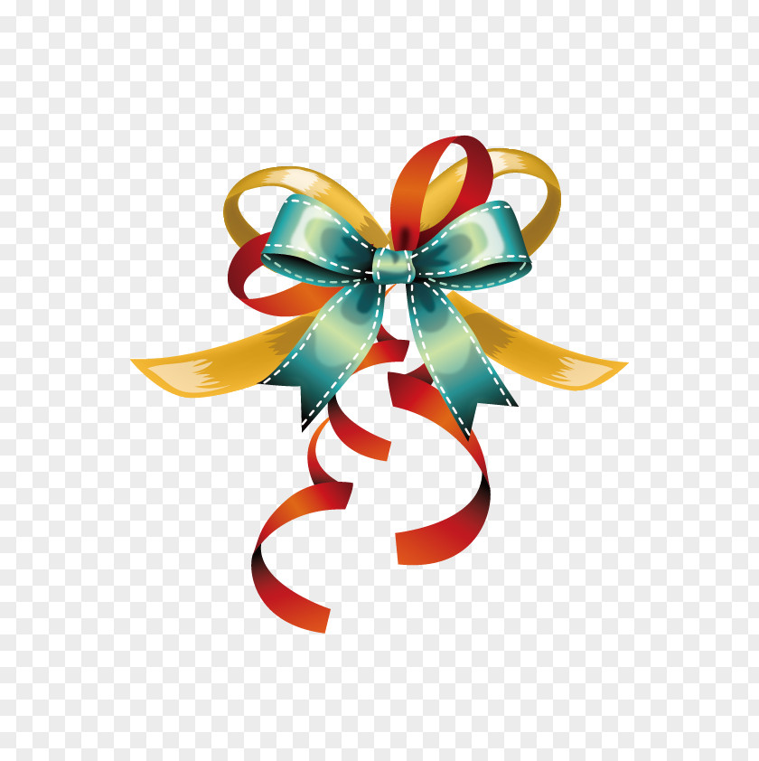 Vector Ribbon Bow And Arrow Banner PNG
