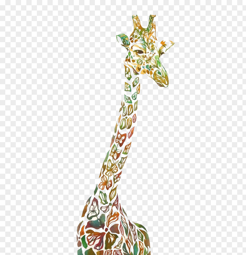 Watercolor Giraffe IPhone 4S 5s 5c PNG
