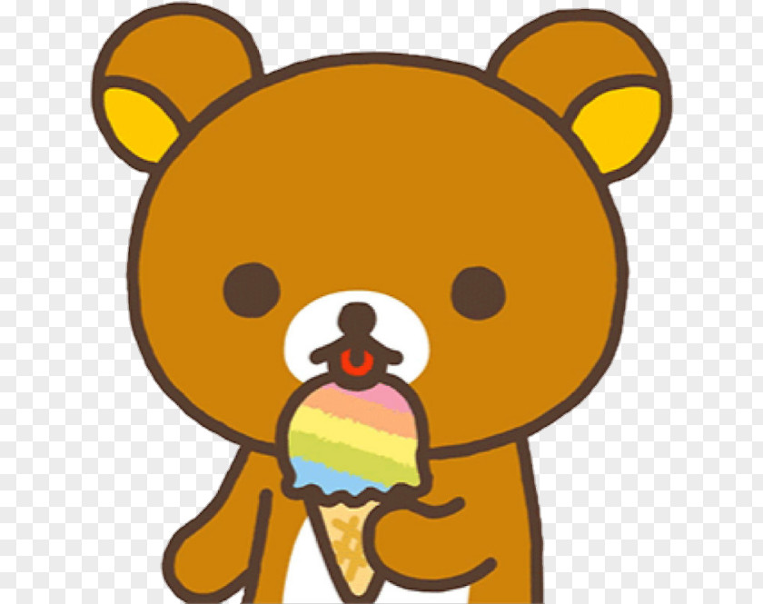 Bear Rilakkuma Kavaii Sticker Clip Art PNG