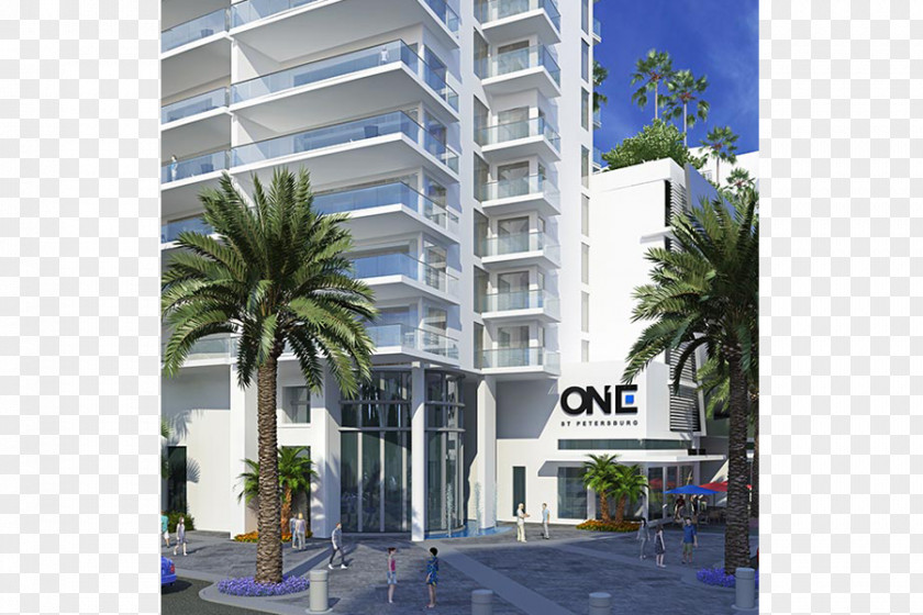 Building One St. Petersburg Commercial Condominium Architectural Engineering PNG