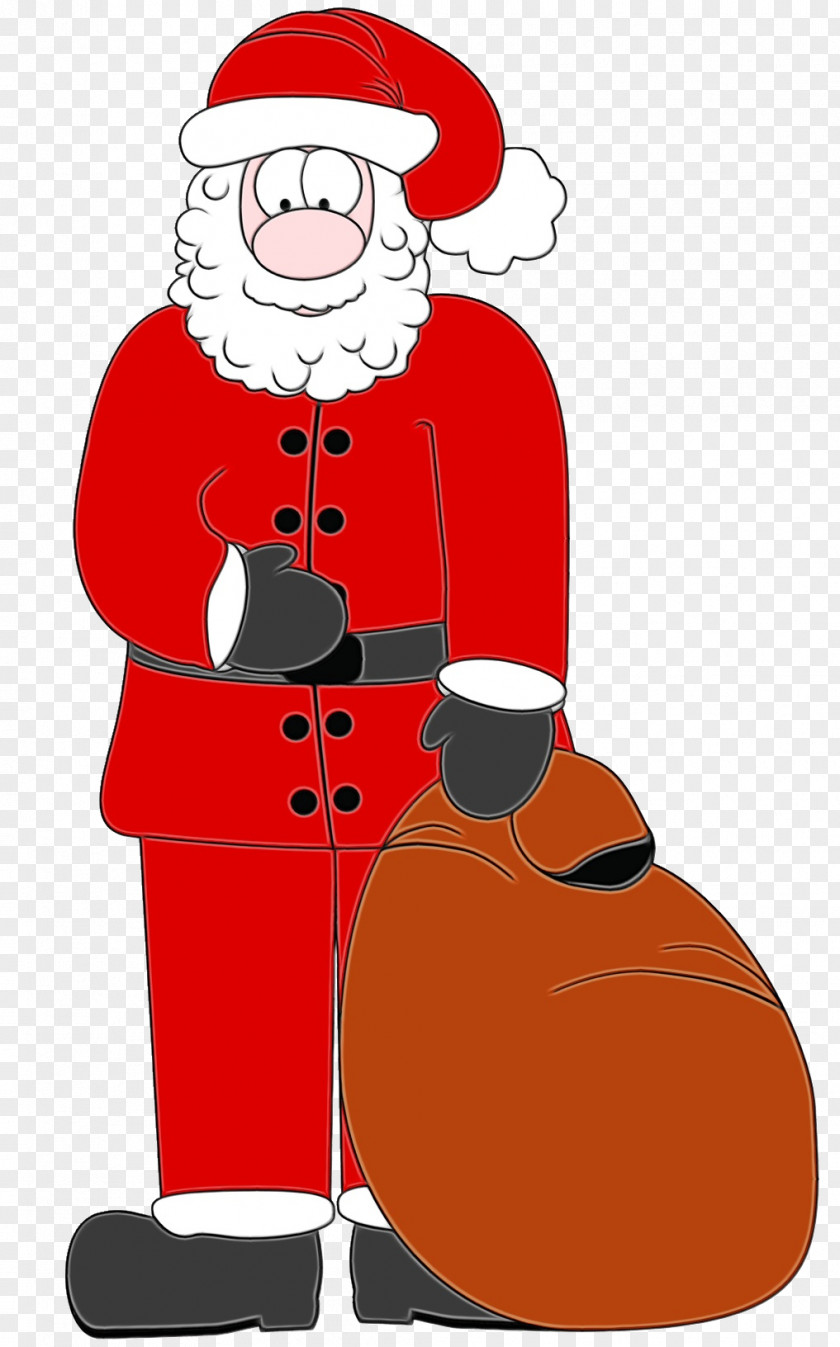 Cartoon Christmas Decoration Santa Claus PNG