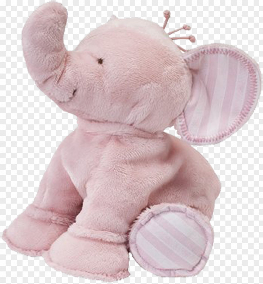 Elephant Stuffed Animals & Cuddly Toys Pink Plush PNG