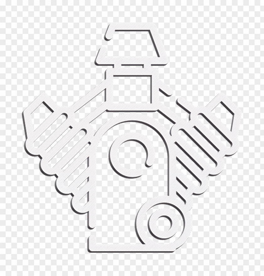 Engine Icon Motor Mechanic Elements PNG