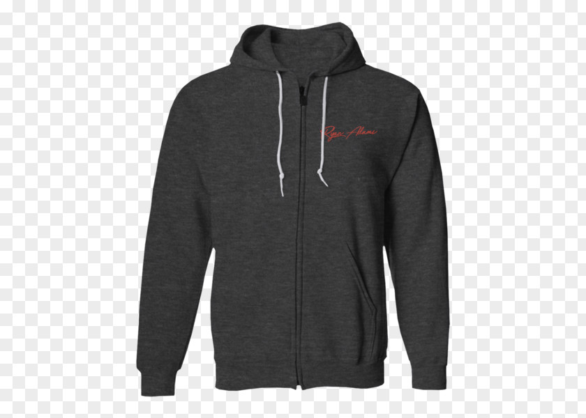 Heather Charcoal Hoodie Sweater Zipper T-shirt PNG