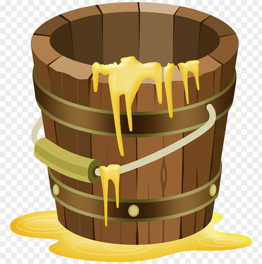 Honey Bucket Barrel Clip Art PNG