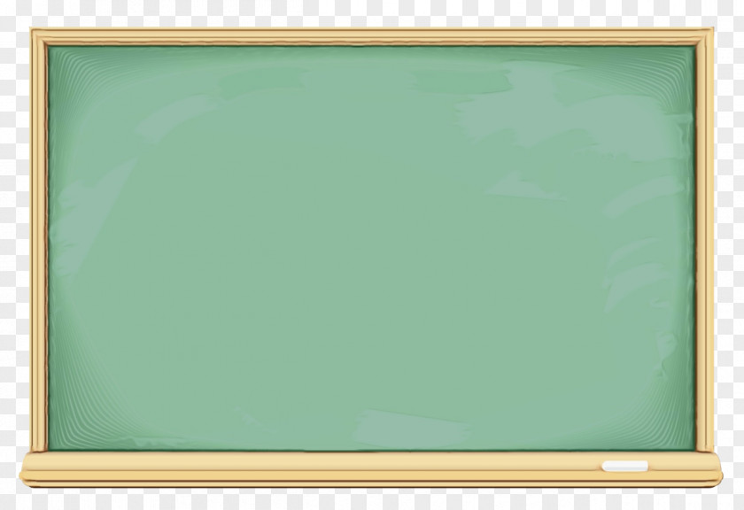 Picture Frame Blackboard Green Background PNG