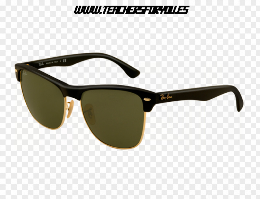Ray Ban Ray-Ban Clubmaster Oversized Sunglasses Classic Wayfarer PNG