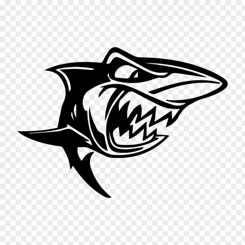 Shark Sticker Adhesive Decal Vinyl Group PNG