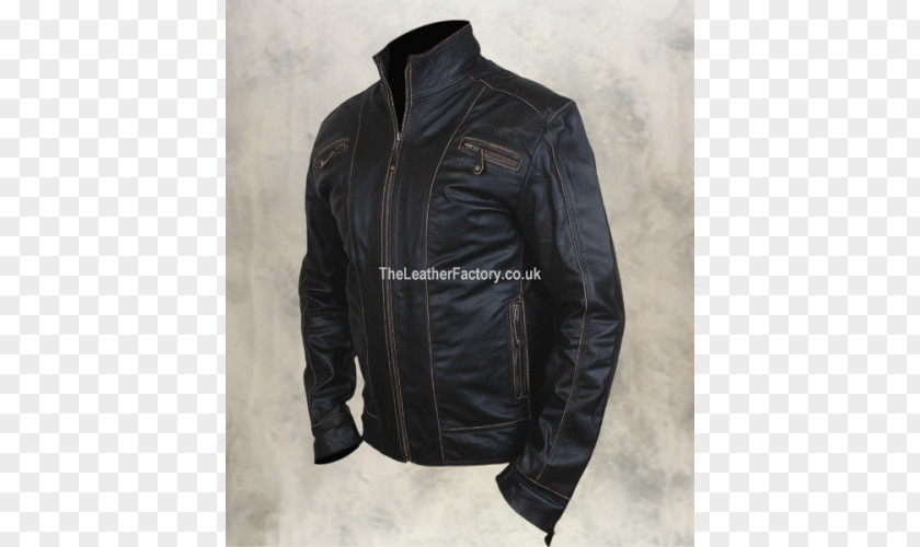 Solid Leather Coat Jacket Textile Material PNG
