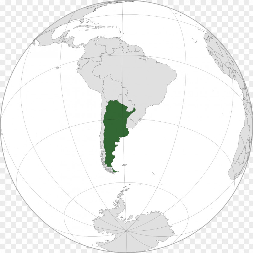 World Map Argentina National Reorganization Process PNG