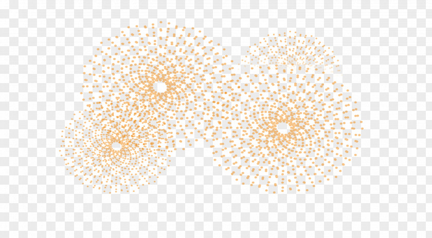 Golden Fireworks Pearl Material Pattern PNG
