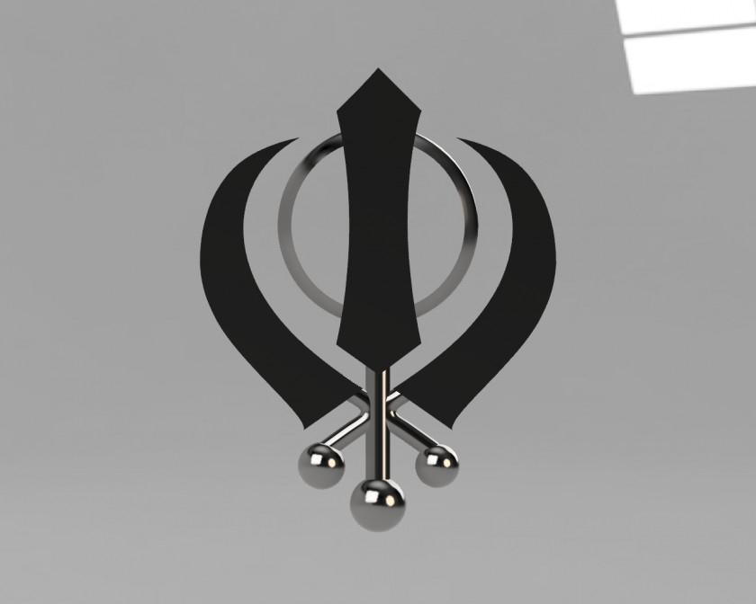 Khanda Symbol Kirpan Sword Sikhism PNG