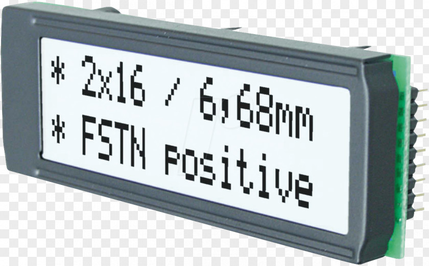 Physical Display Liquid-crystal Super-twisted Nematic Device Computer Monitors Hitachi HD44780 LCD Controller PNG