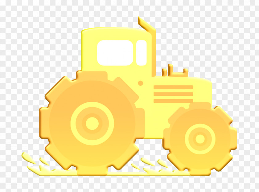 Transport Icon Farm Element Tractor PNG