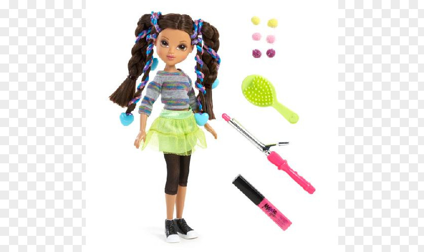 Barbie Moxie Girlz Doll Braid Hair Iron PNG