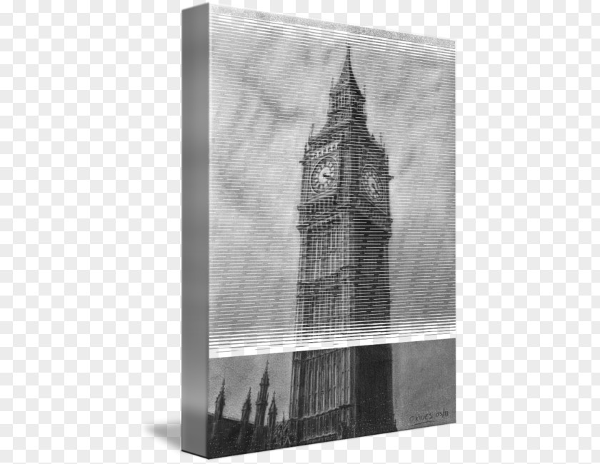 Big Ben Painting Picture Frames Gallery Wrap Drawing Canvas PNG